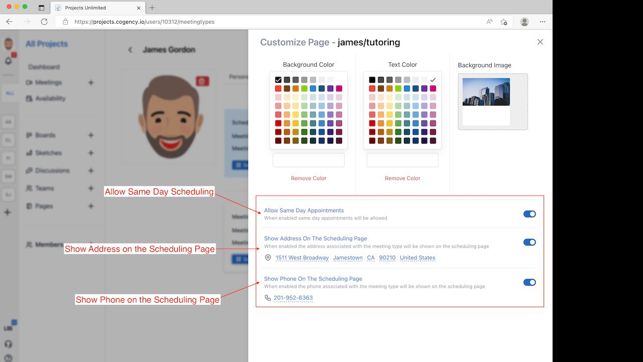 Personalized Meeting Scheduler & Video
