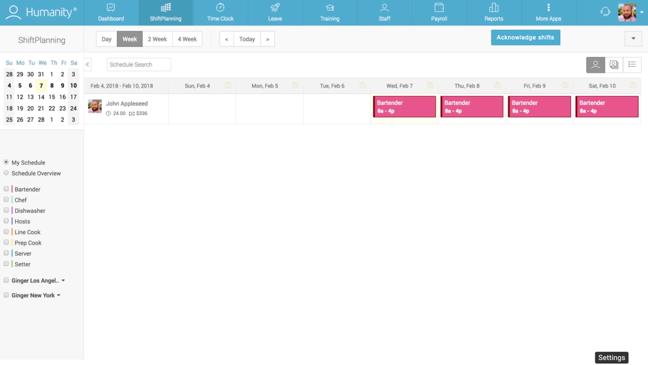 Allow employees to trade and drop shifts