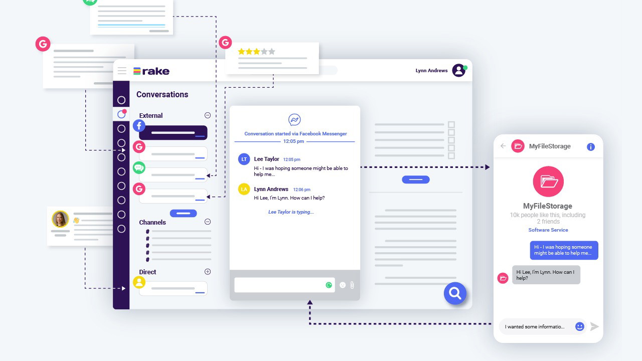 Rake chat & messaging
