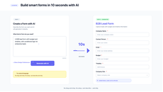 Build smart forms in 10 seconds with AI thumbnail