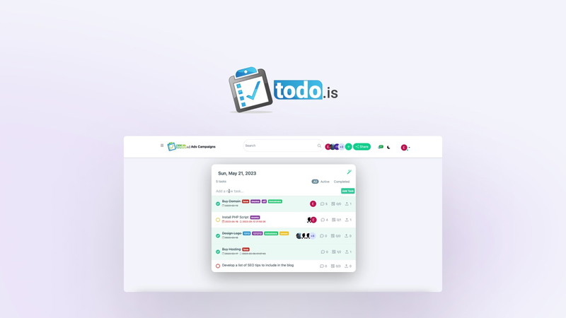 Todo.is: AI-Powered To-Do List & Task Manager