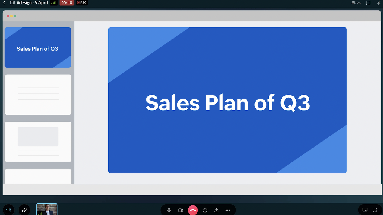 Share your screen easily with Zoho Cliq