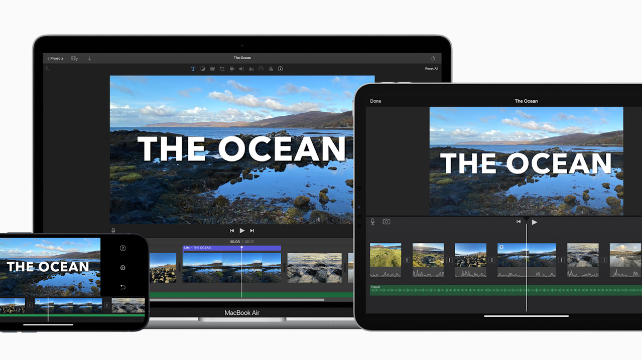 Access iMovie from any Apple device