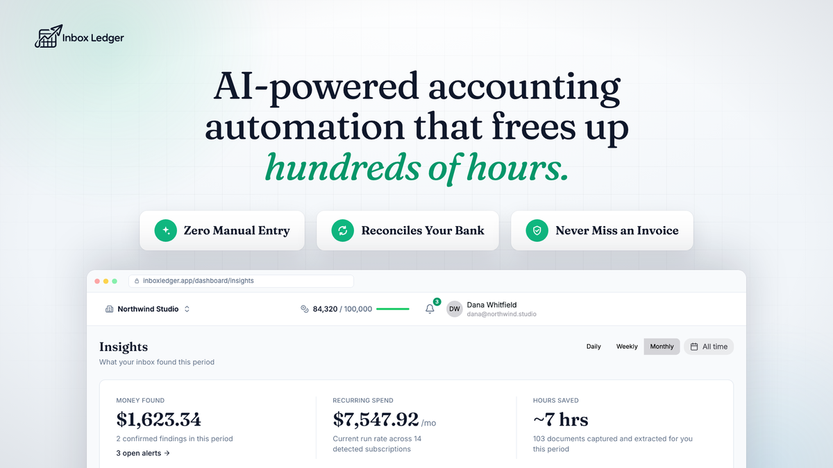 Pre-accounting on autopilot