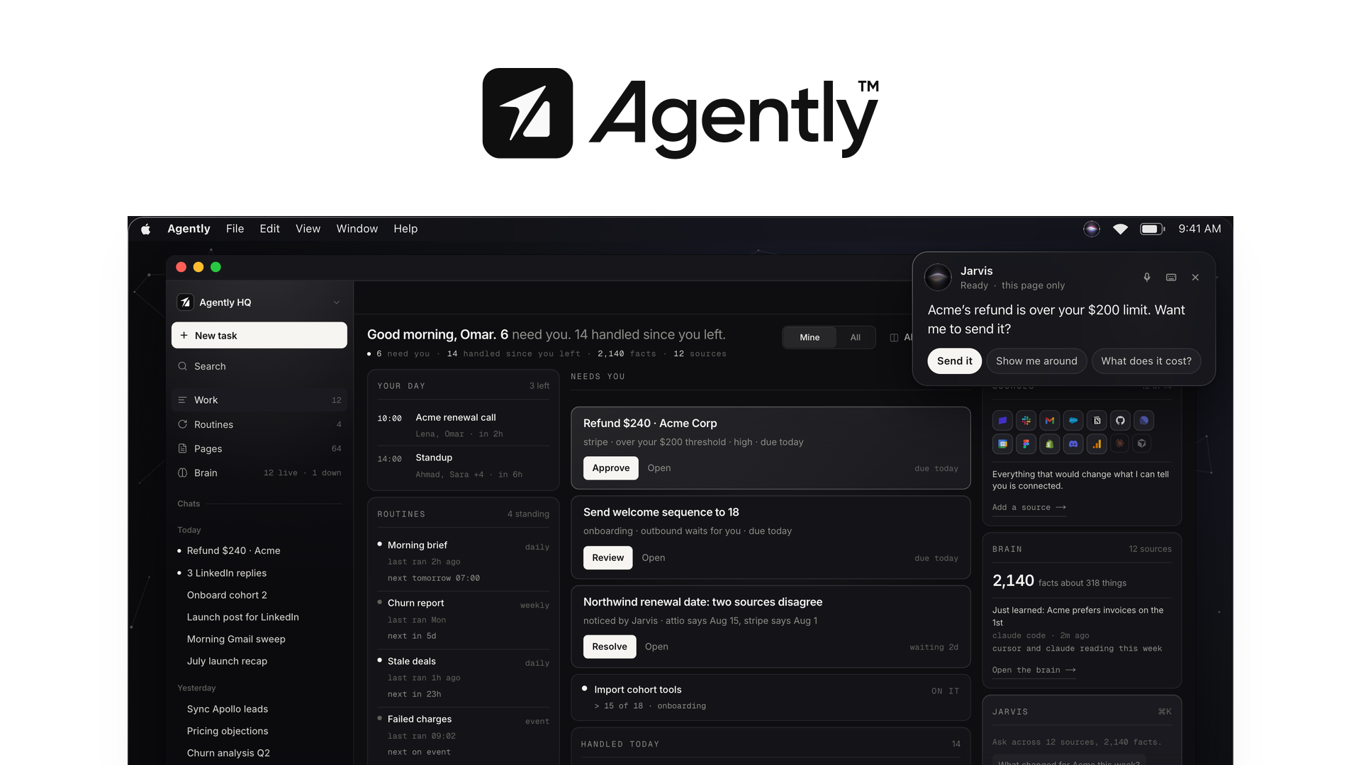 Agently Lifetime Deal - AI Chief of Staff for Teams