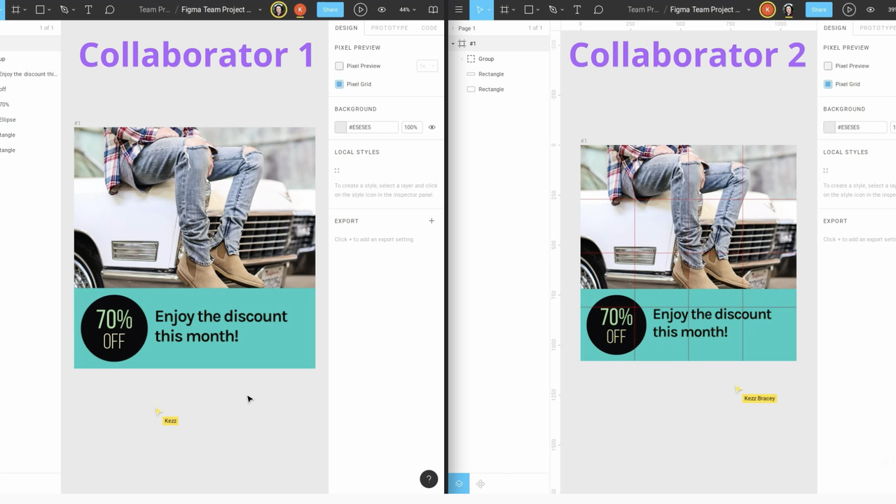 Collaborate in real-time