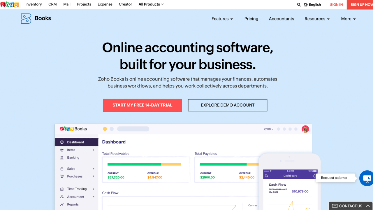 Zoho Books Manage accounting tasks amp transactions AppSumo