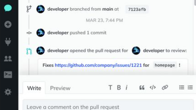 Comment on pull request