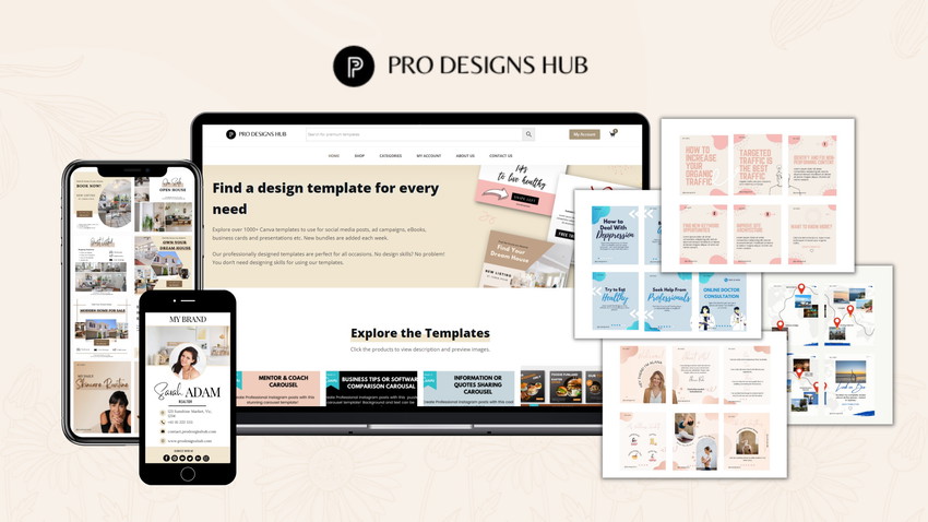 Premium Canva Template Designs - Lifetime Membership