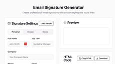 Emal signature generator thumbnail
