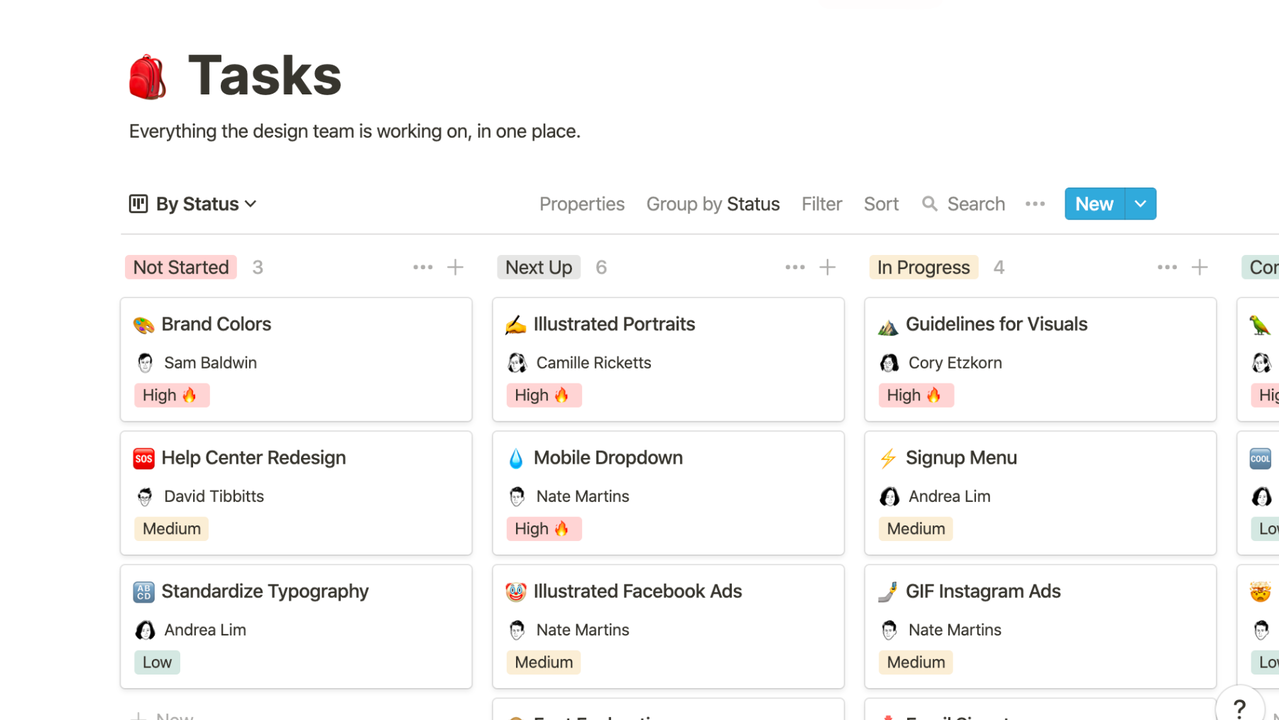 Easily manage tasks as a team