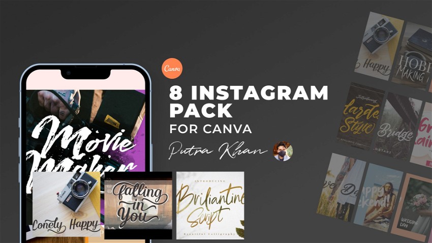 66 Instagram Pack for Canva by Putra Khan
