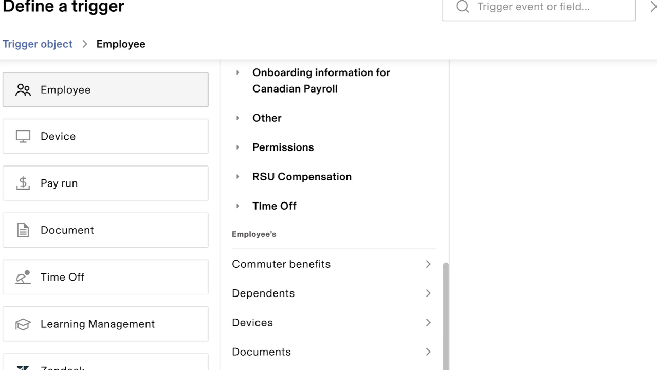 Create workflows with Rippling
