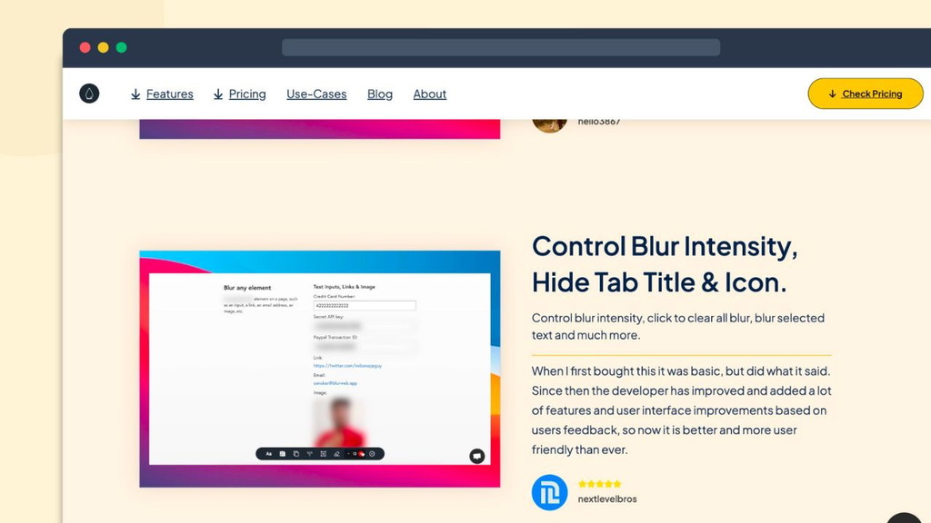 blur web app review