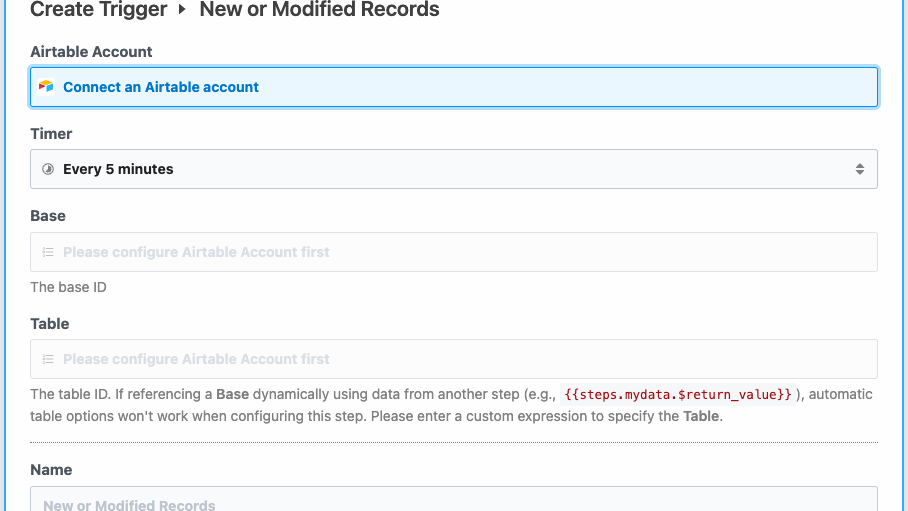 Modify records on Pipedream