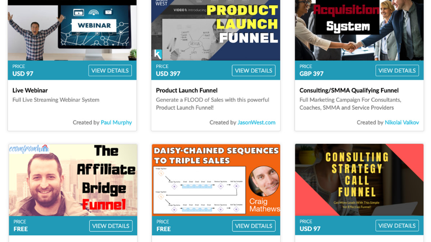 Find ready to use campaigns in the campaign marketplace