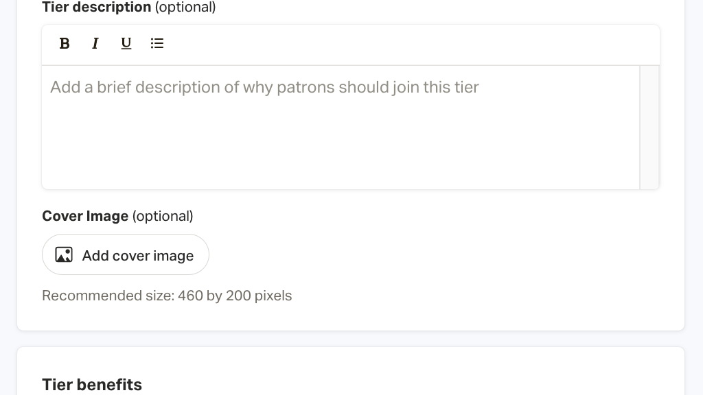 how to create a free membership on patreon