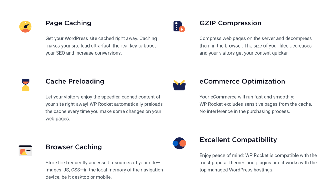 WP key features