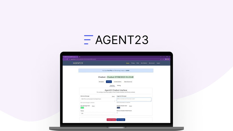 Agent23.AI Chatbot