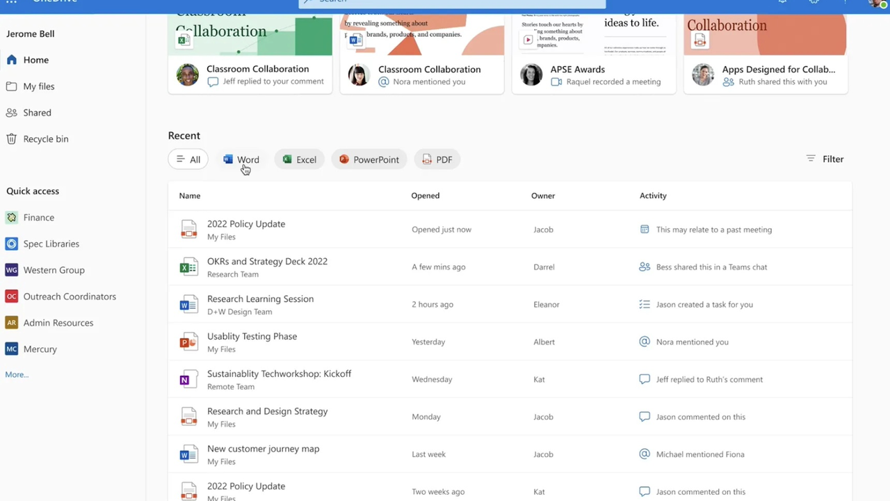 Upload all file types on Microsoft OneDrive