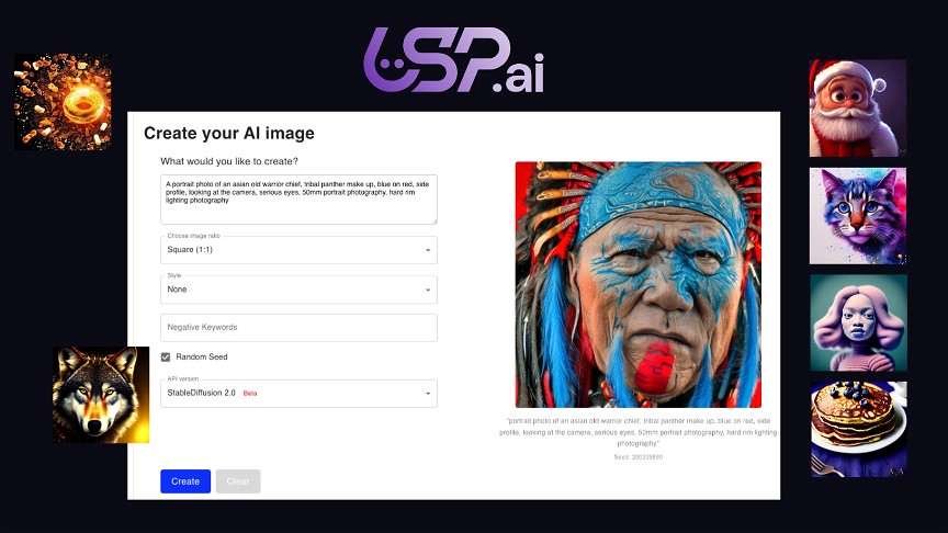 USP.ai - AI Image Generator