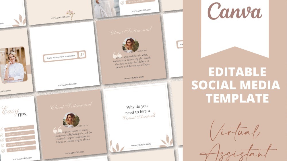 AppSumo Deal for Canva Templates - Virtual Assistant 2