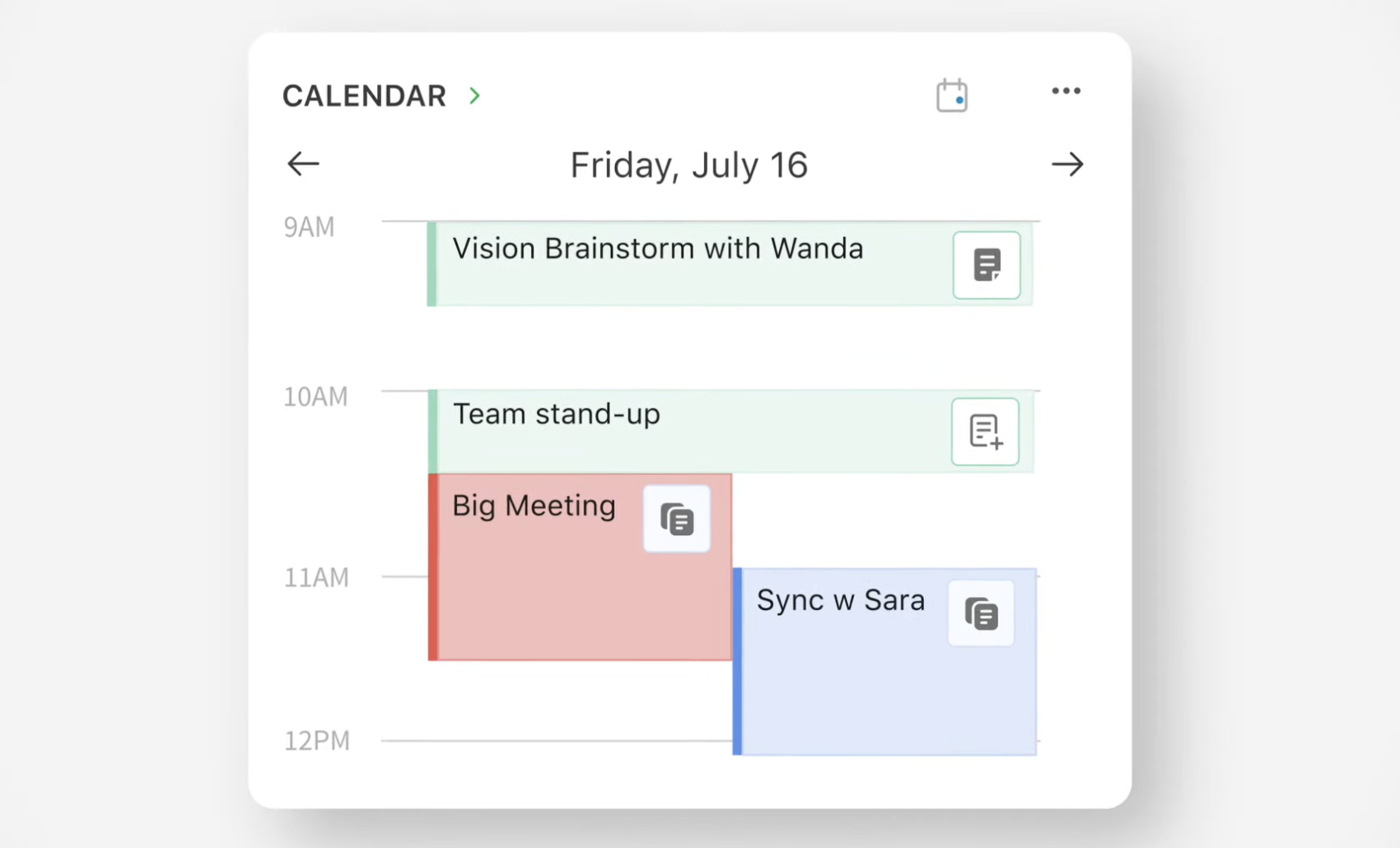 Connect your calendar to Evernote