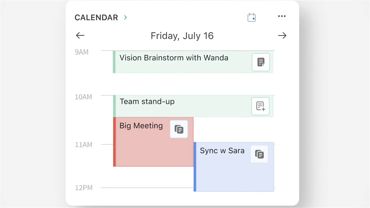 Connect your calendar to Evernote