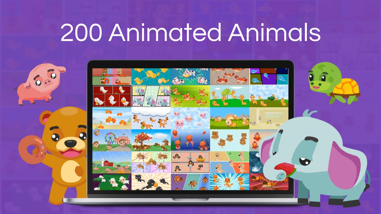 Animated Animals Pack – 200 Animated Characters