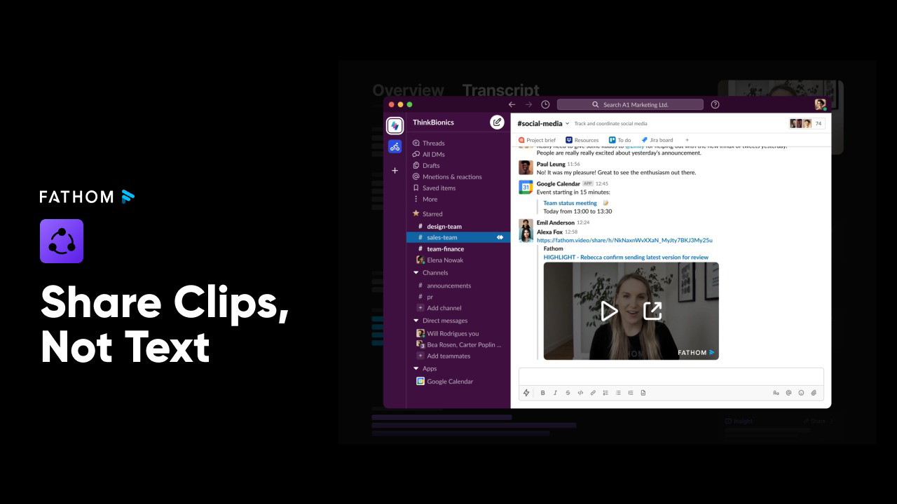 Share insights with your team