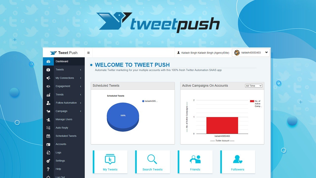 TweetPush - Twitter Marketing Automation Tool