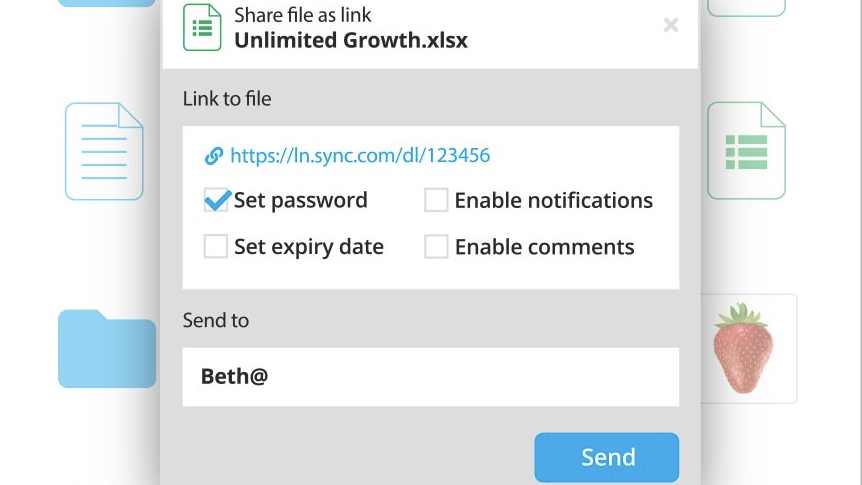 Send and receive files securely with Sync.com