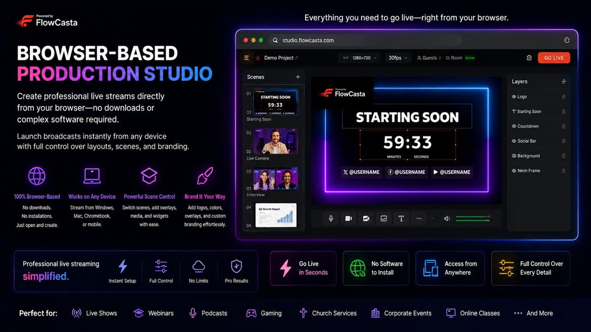 Browser-Based Production Studio