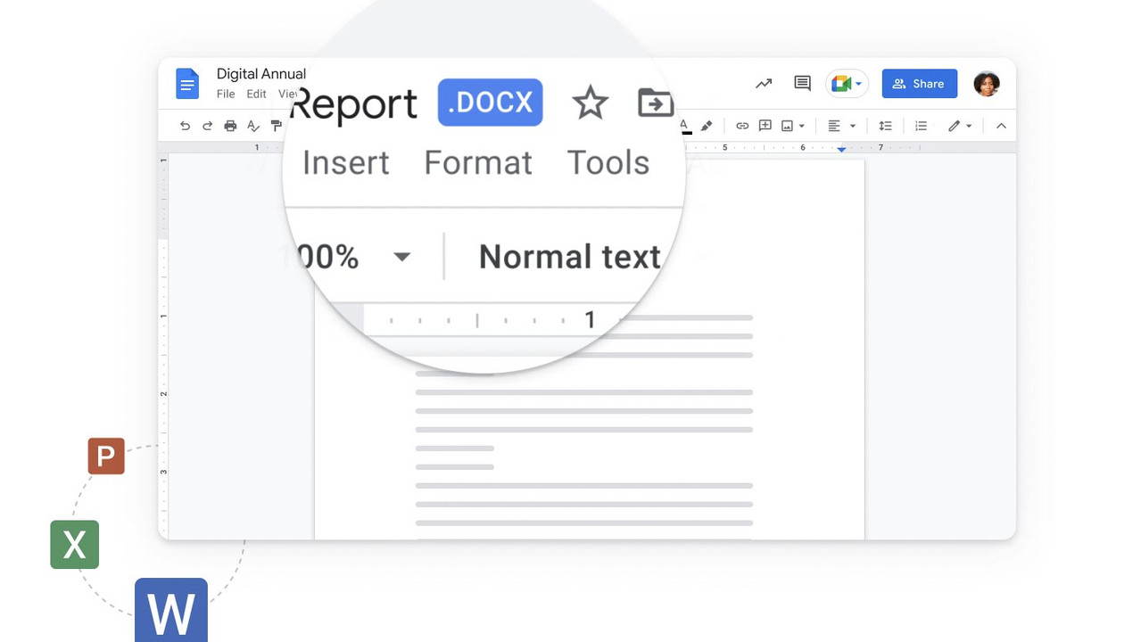 Easily insert and work on MS files