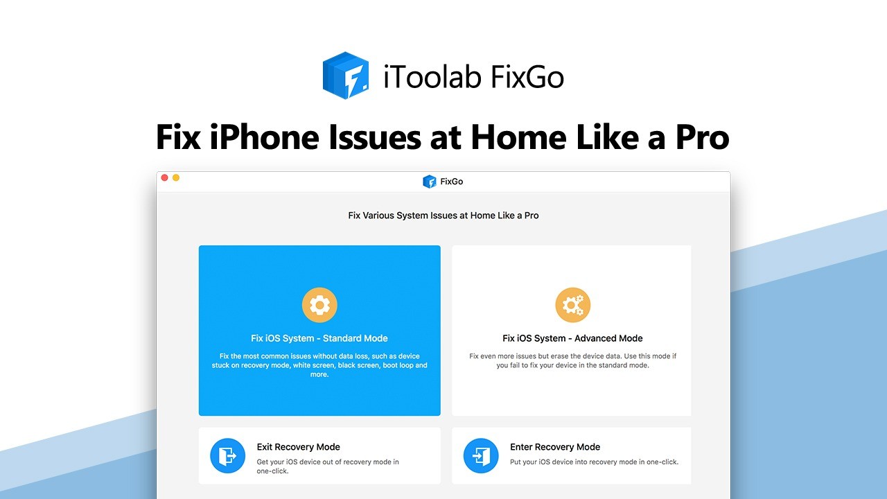 iToolab FixGo for Mac