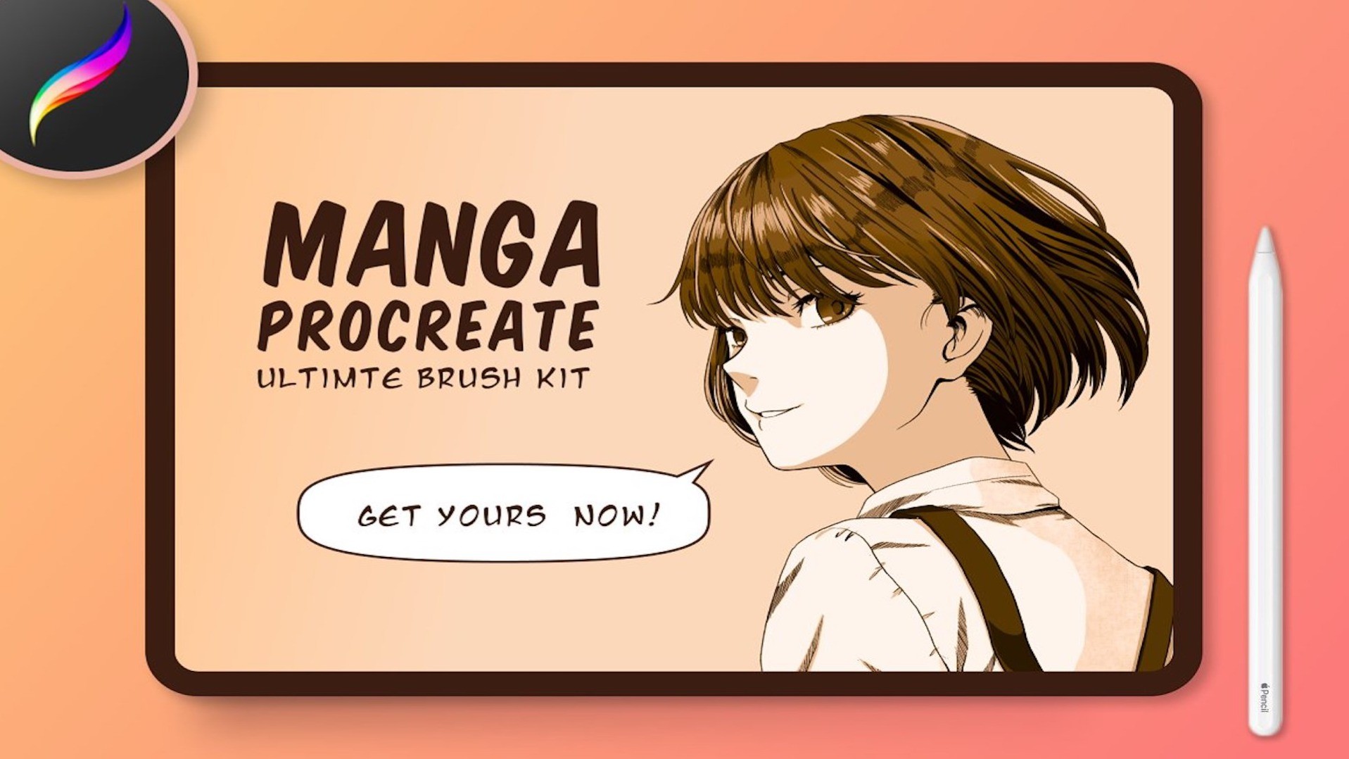 AppSumo Deal for Manga Procreate Brushes & Anime Pens