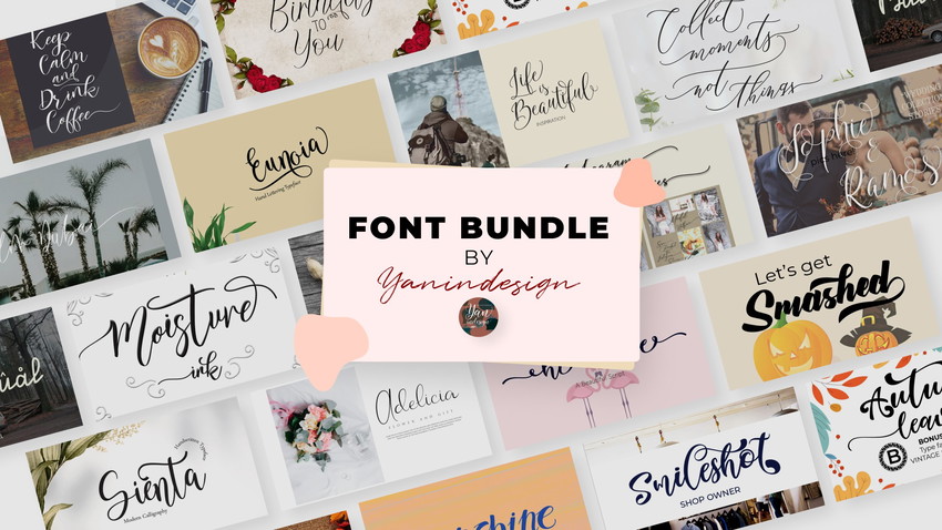 Font Bundle by Yanindesign