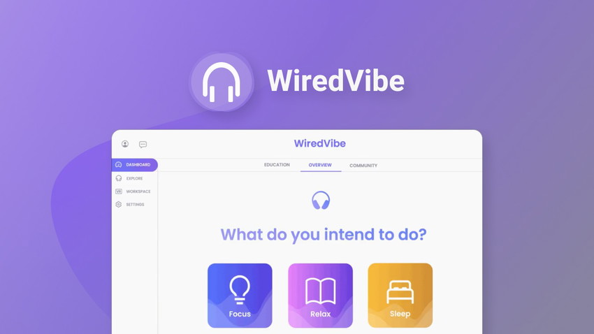 WiredVibe - Music for Focus and Mental Health