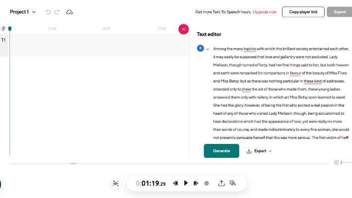 Text-to-speech editor