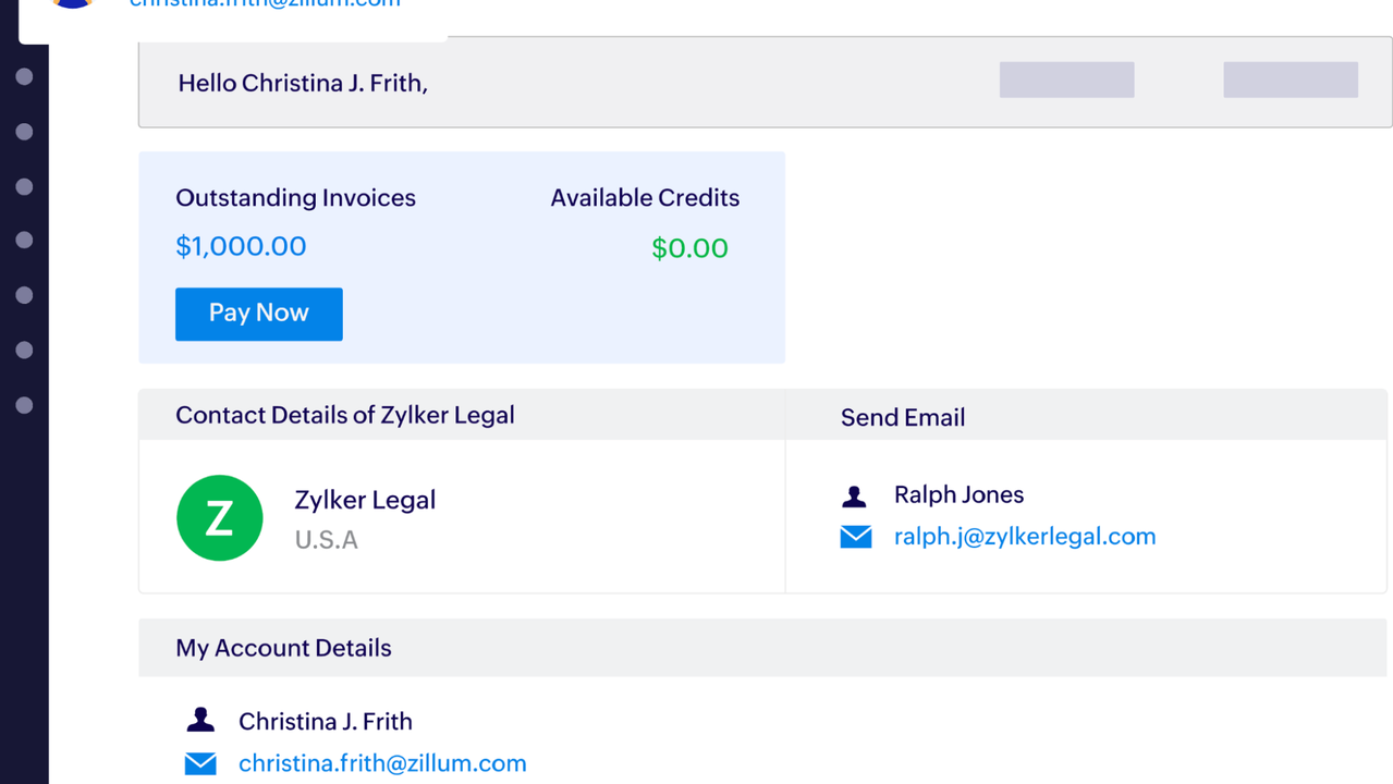 Look professional with a client portal
