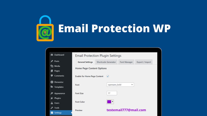 Email Protection WordPress Plugin