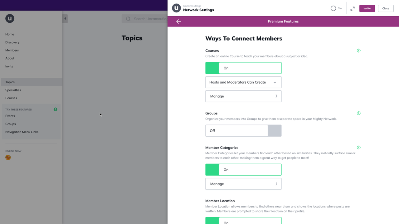 Make it easy for members to connect and network