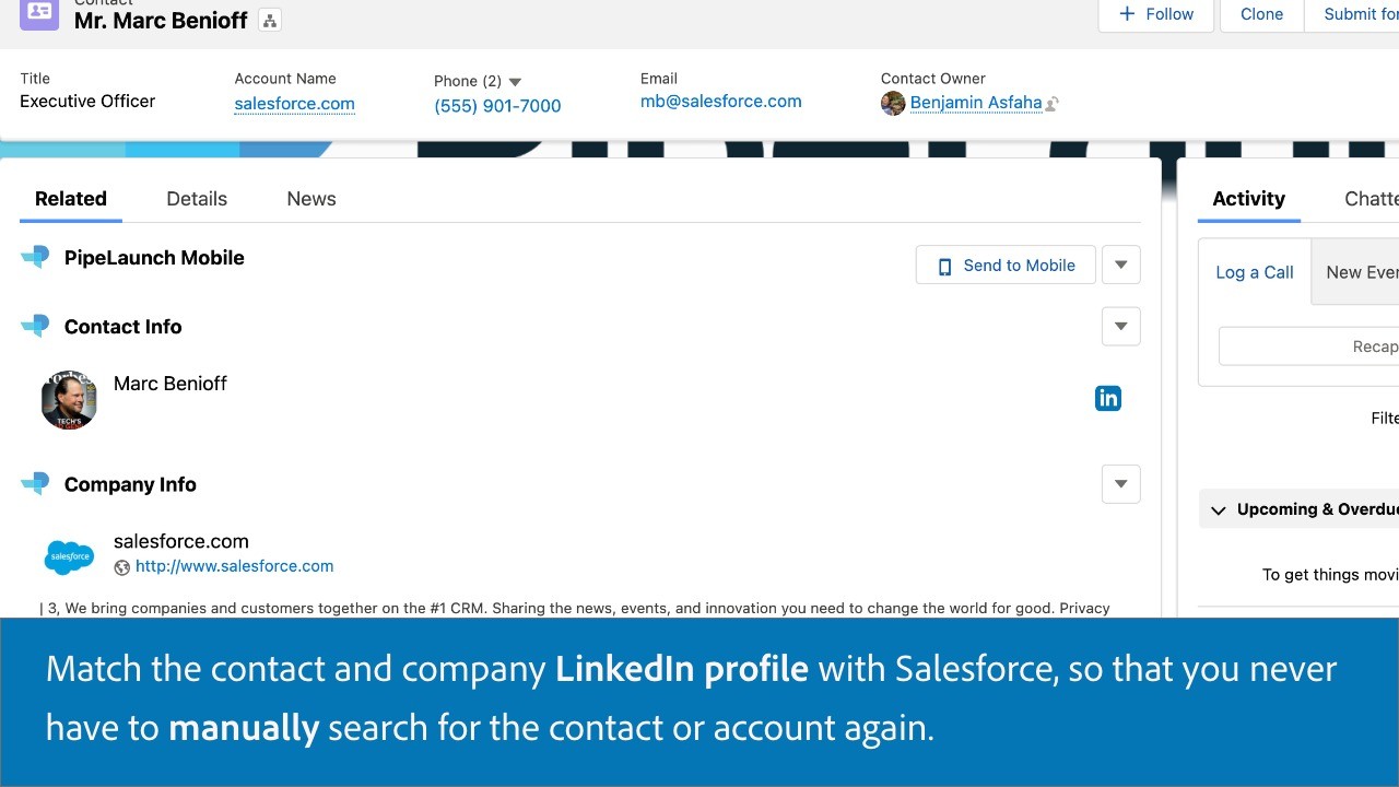 LinkedIn Integration for Salesforce by Ebsta - YouTube