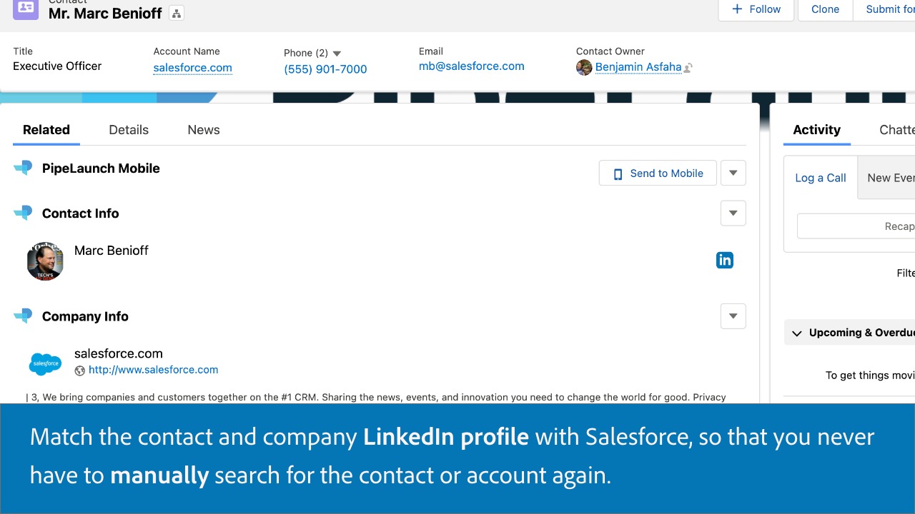 LinkedIn Integration for Salesforce - YouTube