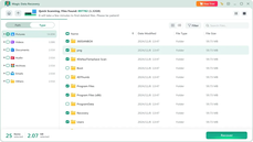 Magic Data Recovery scans the selected drive for deleted, formatted, or lost files. thumbnail
