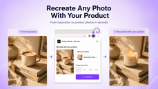 Recreate any photo with your product thumbnail