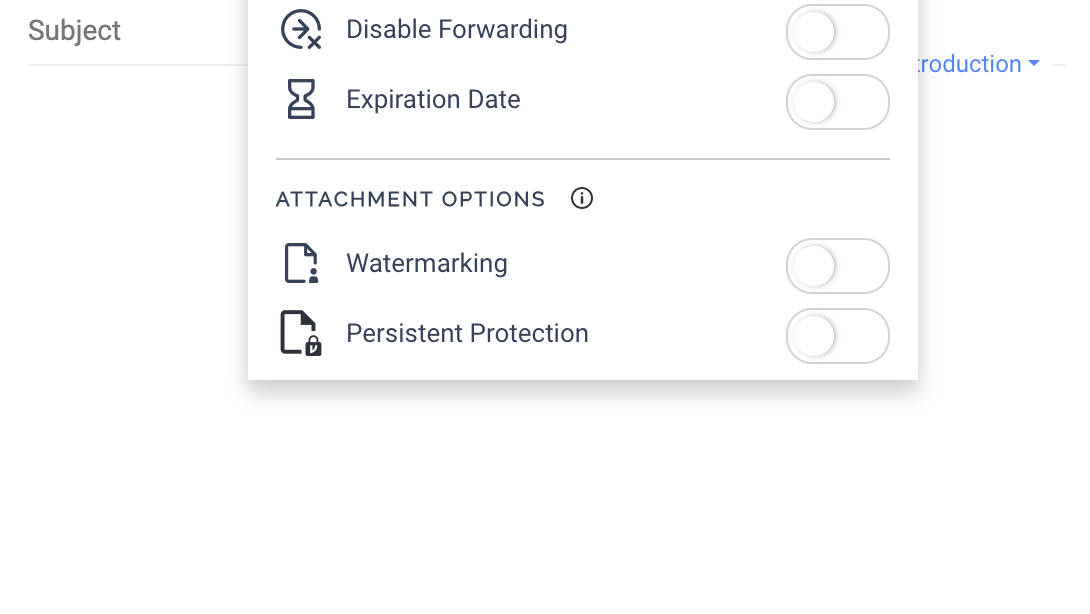 Customizable messaging options