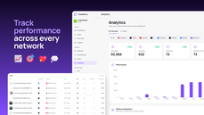 PosteAhora analytics dashboard tracking views, likes, comments and engagement across Instagram, TikTok, YouTube, X, Facebook and more, with a performance chart and per-post breakdown. thumbnail
