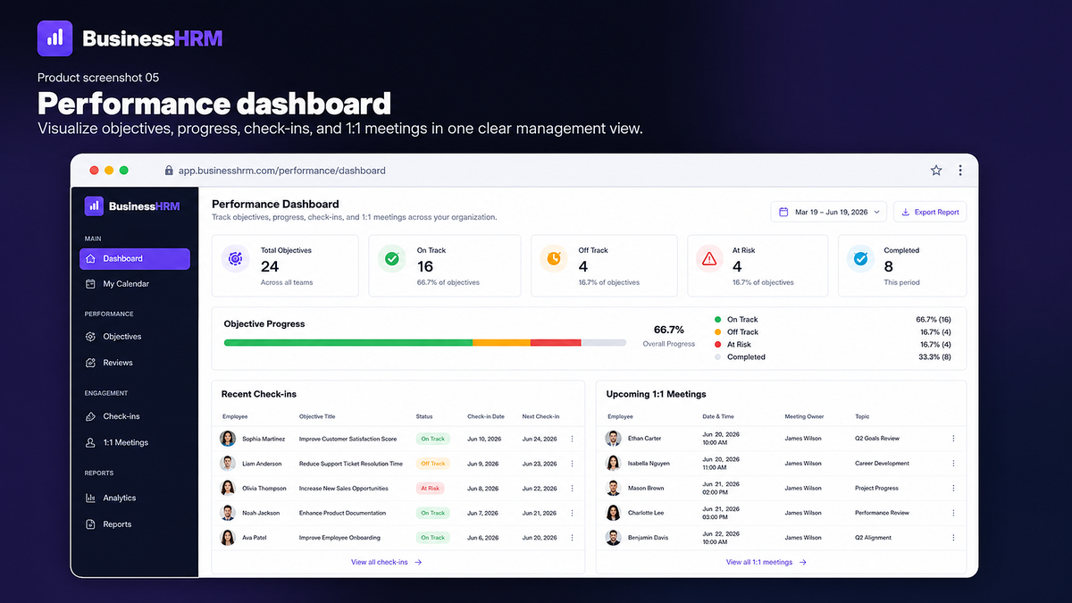 Improve performance management