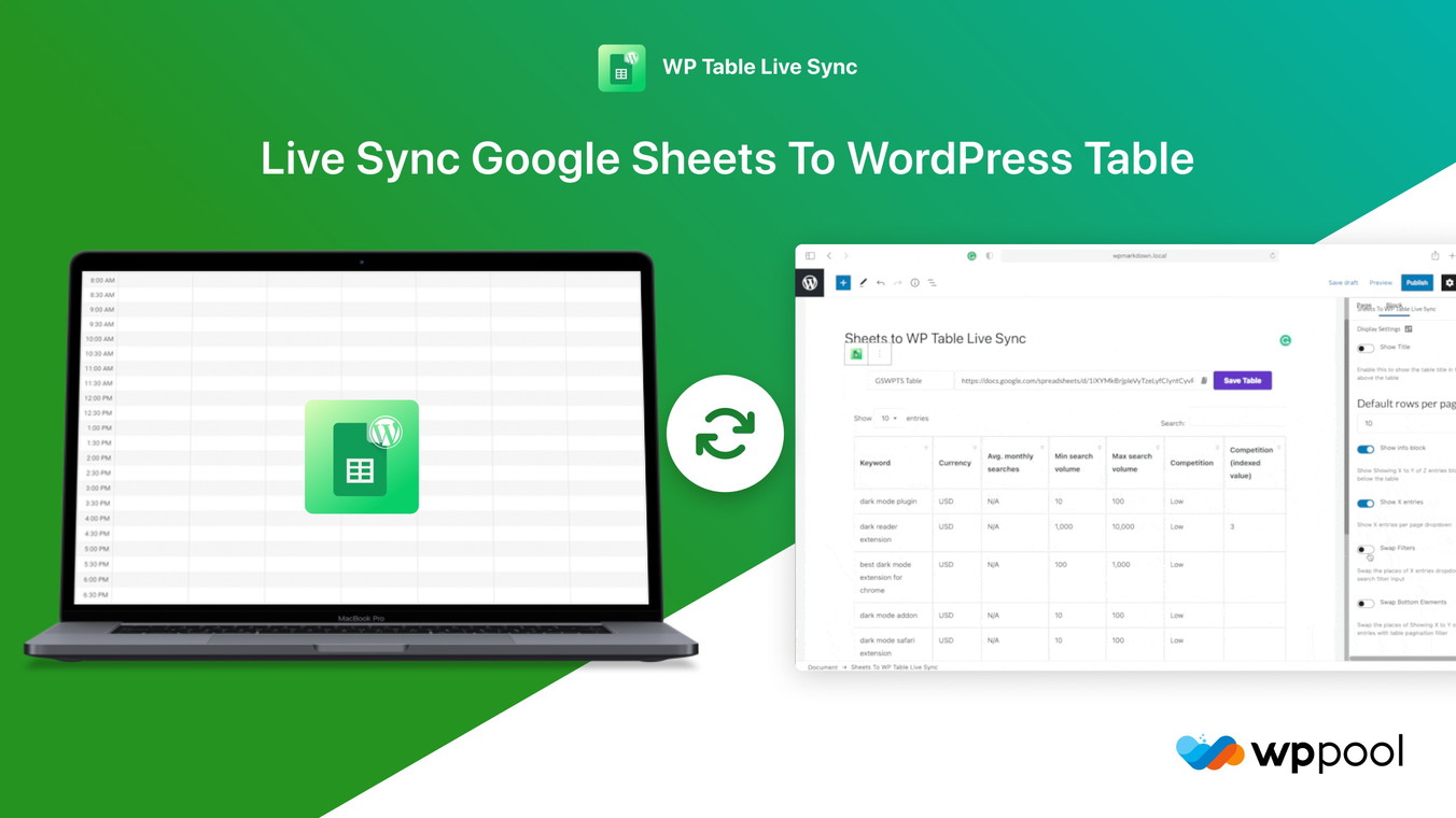 Google Sheets to WP Table Live Sync | AppSumo